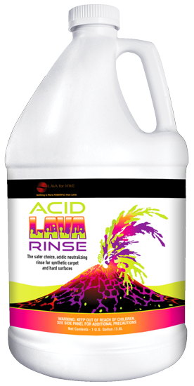 Acid LAVA Rinse organic citric acid with natural bleaching, degreasing qualities, and antibacterial properties to aid against biofilm buildup.